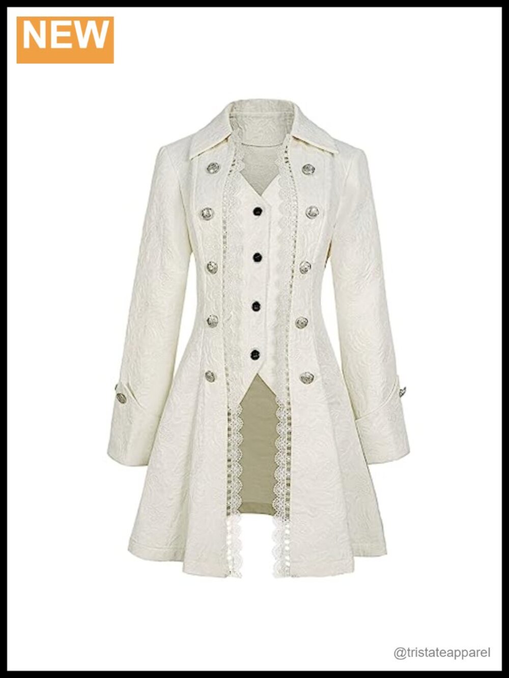 Polyester Pirate Steampunk Victorian Tailcoat Gothic Jacket Costume